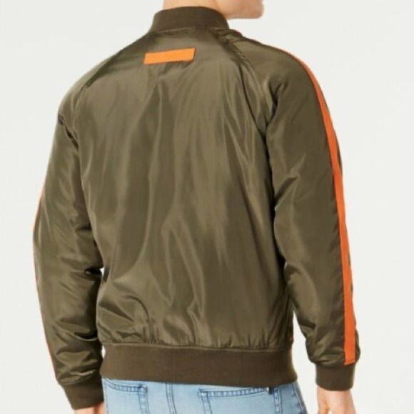 American Rag Mens Green Bomber Jacket XL - Picture 2 of 9